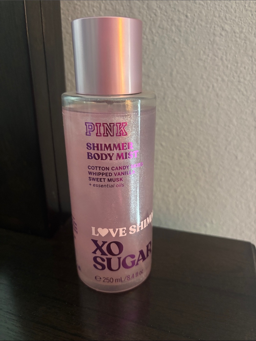 PINK Victoria's Secret XO Sugar Shimmer Body Mist - Iridescent Pink
